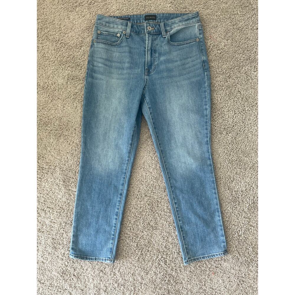 Talbots Modern Ankle Jeans Sz 6P - Picture 11 of 14